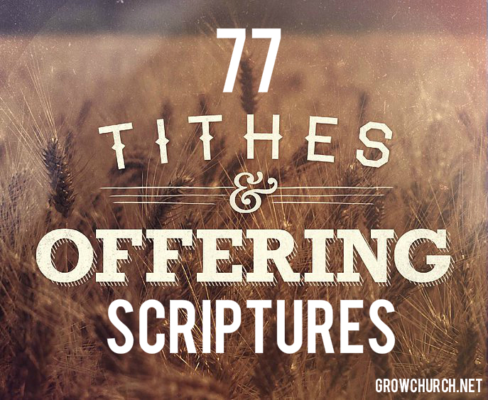 What Does The Bible Say About Giving Tithes And Offerings