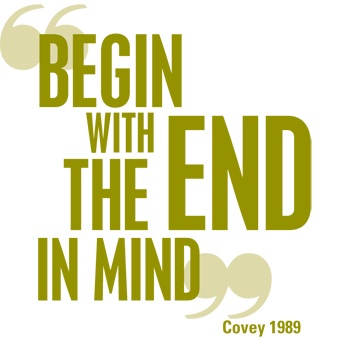 begin with end in mind quote