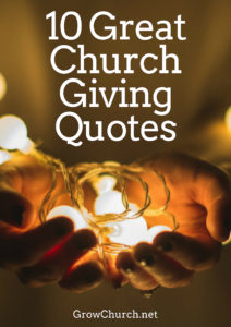 church giving quotes