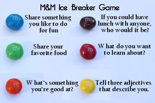 m&m ice breaker game ideas | GrowChurch