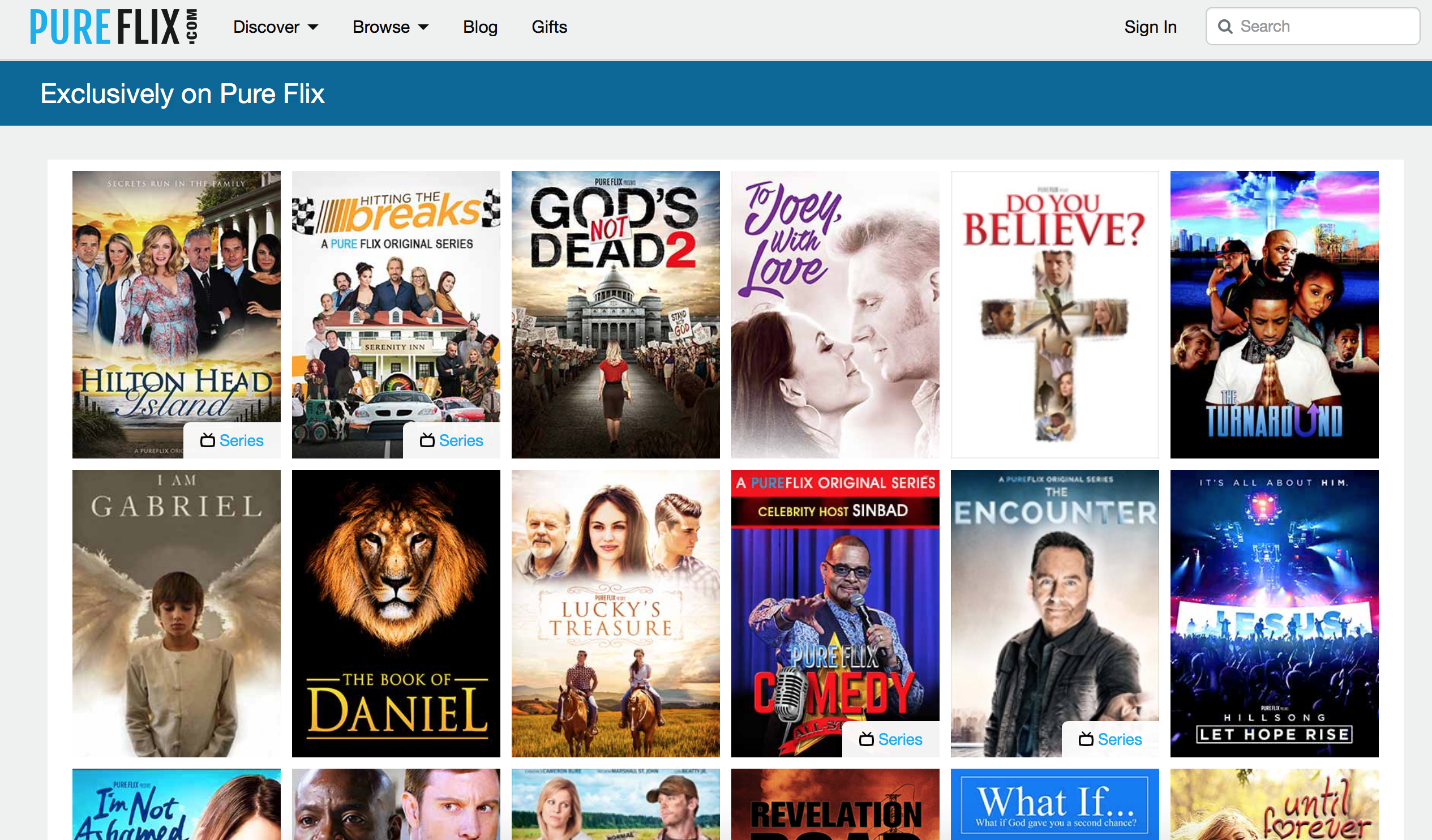 best christian streaming services pureflix