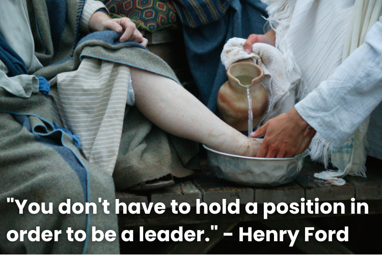 "You don't have to hold a position in order to be a leader." - Henry Ford