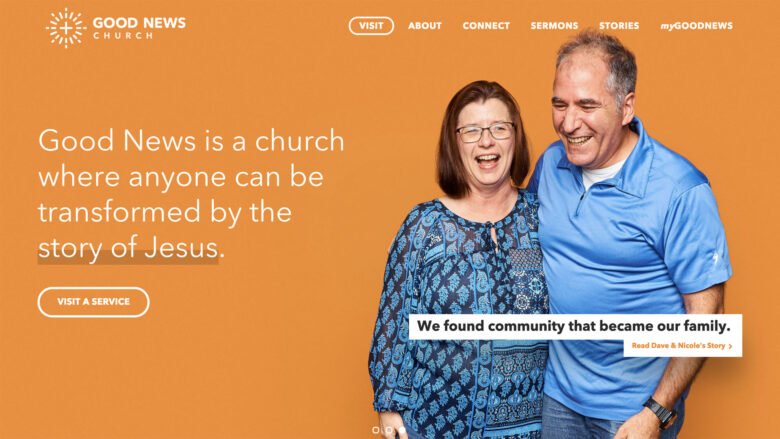 church website example