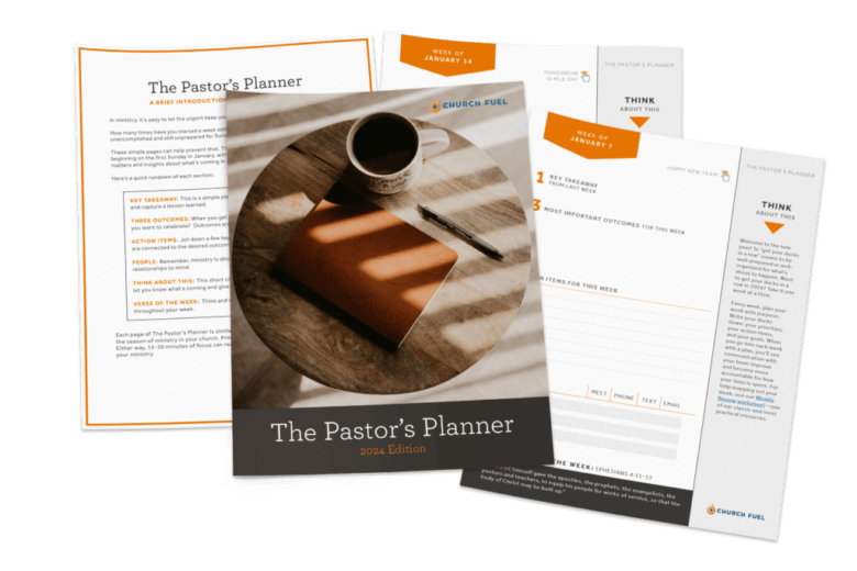 pastor planner